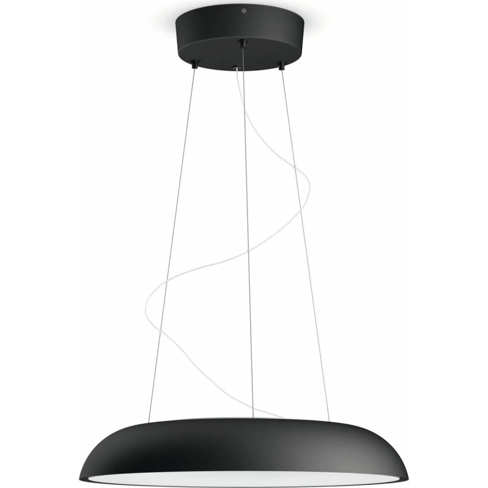 PENDELLEUCHTE Amaze Schwarz - Schwarz, Kunststoff (21.7/21.7/13.1cm) - Philips HUE