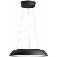PENDELLEUCHTE Amaze Schwarz - Schwarz, Kunststoff (21.7/21.7/13.1cm) - Philips HUE
