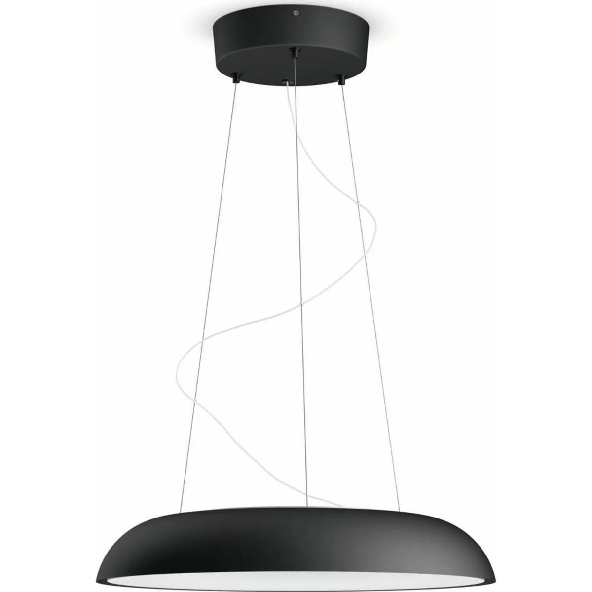 PENDELLEUCHTE Amaze Schwarz - Schwarz, Kunststoff (21.7/21.7/13.1cm) - Philips HUE