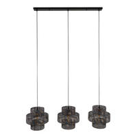 HÄNGELEUCHTE Laterne Schwarz 35/135/150 cm - Braun, Metall (35/135/150cm) - Hoyz Collection