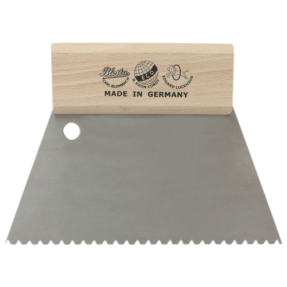 ZAHNSPACHTEL 180 mm, Zahnung B3, Zahnabstand 3,7 mm, Zahntiefe 3,25 mm - Multicolor, Kunststoff (205/170/95cm) - Dönges