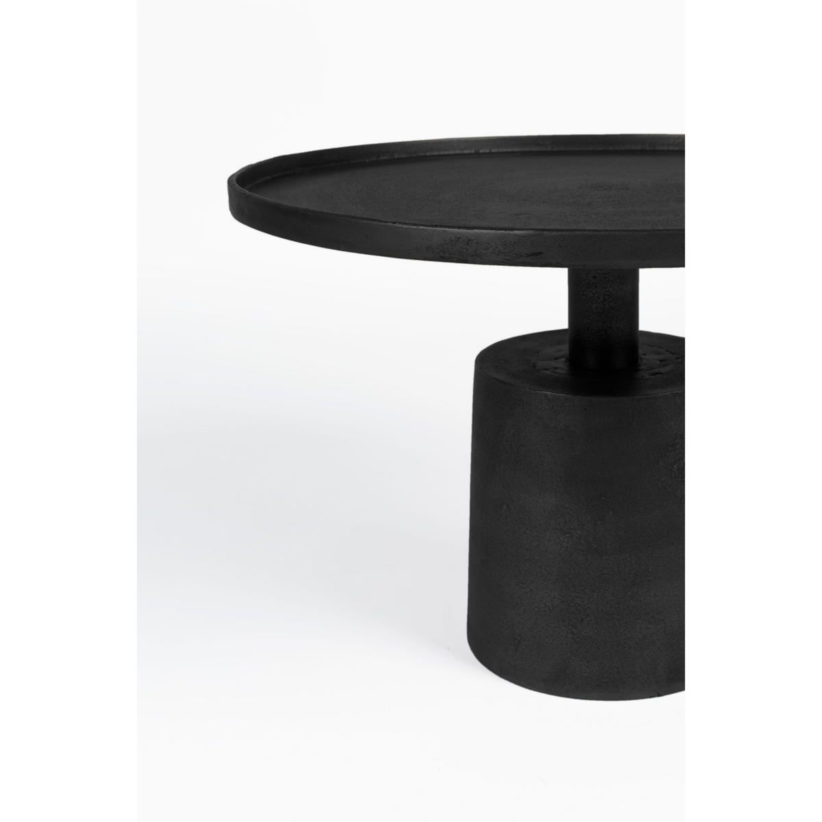 COUCHTISCH - Metall - Schwarz - Schwarz, Metall (60/60/40cm) - Drawer
