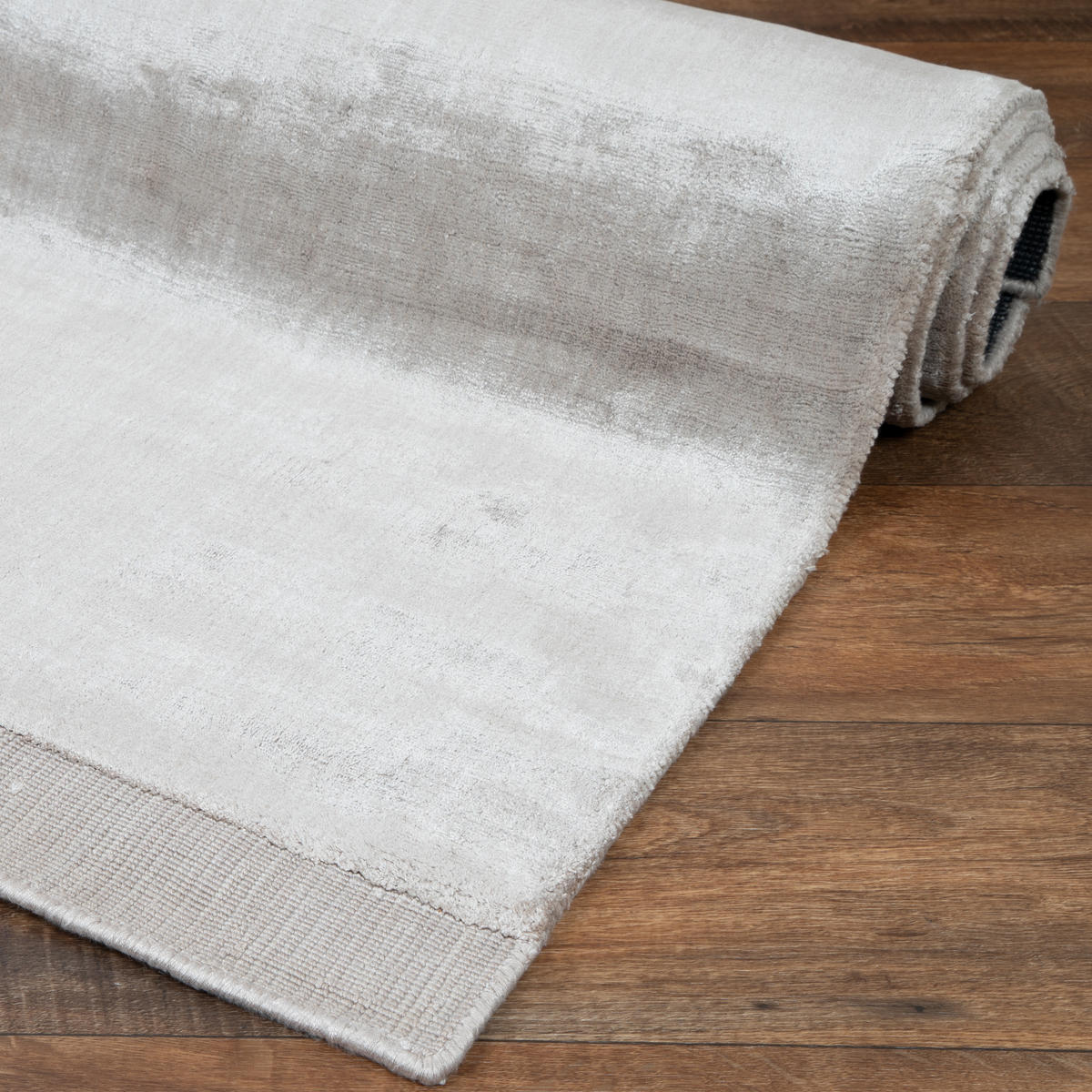 TEPPICH VISKOSE HANDGEWEBT BAMBOO 200/290 Taupe - Taupe, Naturmaterialien (200/290cm) - Consilio Concept