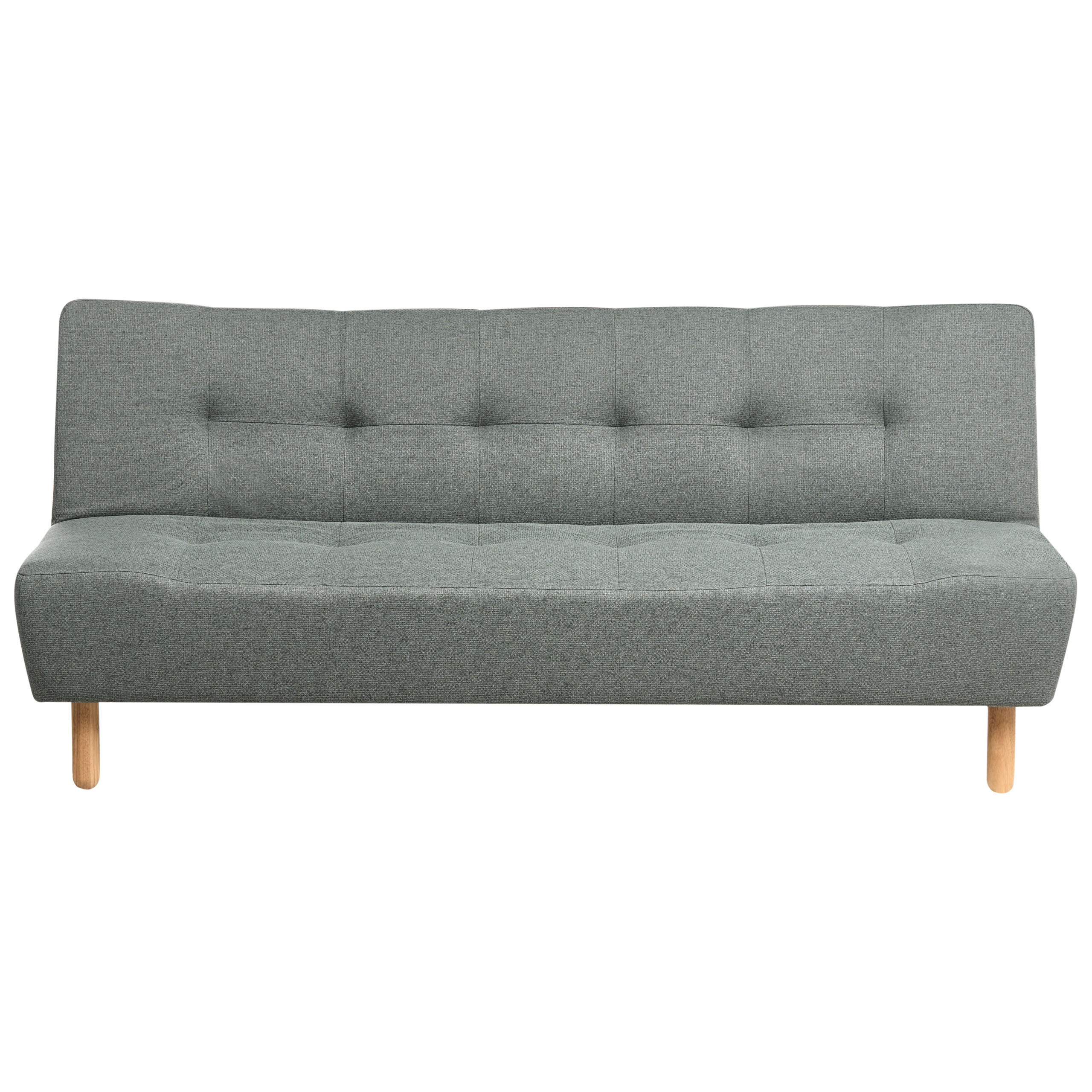 SCHLAFSOFA 3-Sitzer Stoff Grün Alsten - Grün, Textil (183/80/79cm) - Beliani