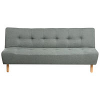 SCHLAFSOFA 3-Sitzer Stoff Grün Alsten - Grün, Textil (183/80/79cm) - Beliani