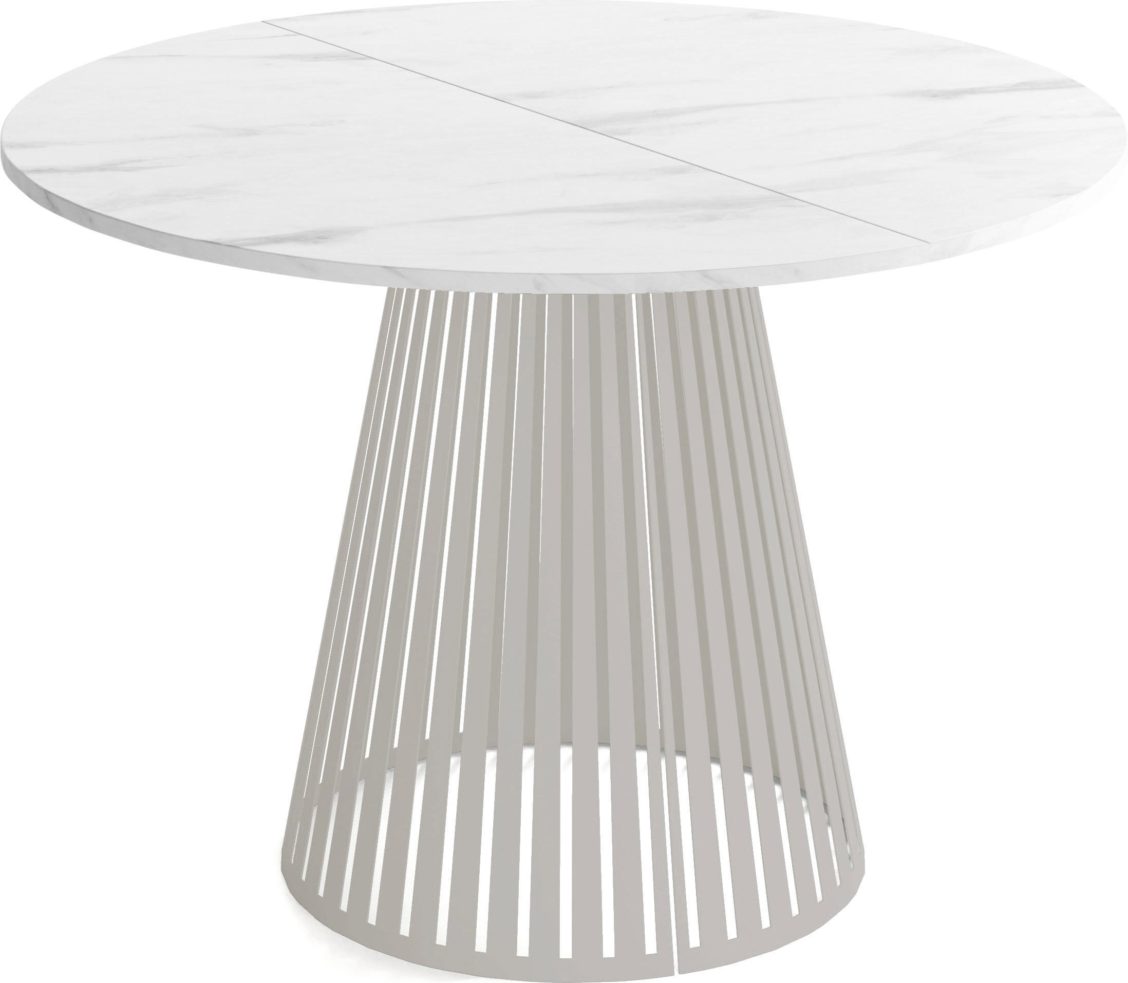 WFL Group Esstisch Ecru 196x76x120 cm