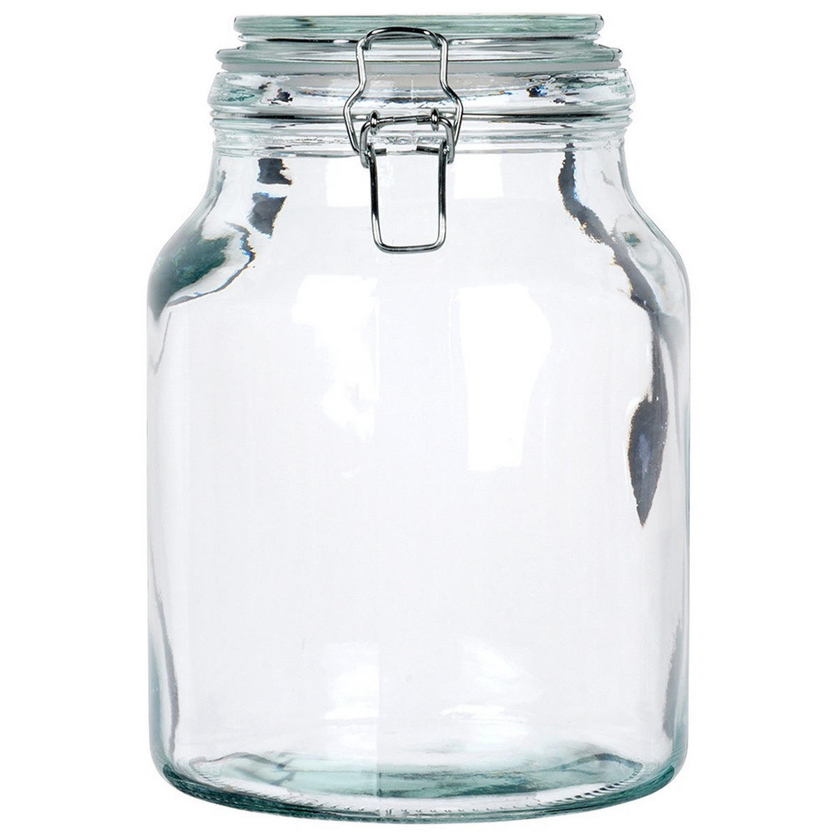 VORRATSGLAS Irma Clipverschluss 3,4 l Transparent - Transparent, Glas (3.4L) - Orion 