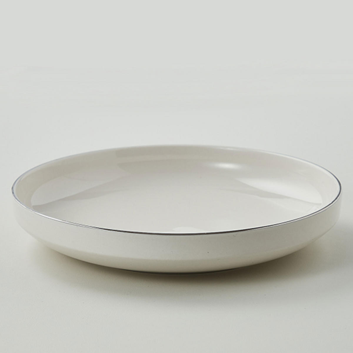 GESCHIRRSET Milano 28-tlg. Platin - Weiß, Keramik (41/38/38cm) - Mulex