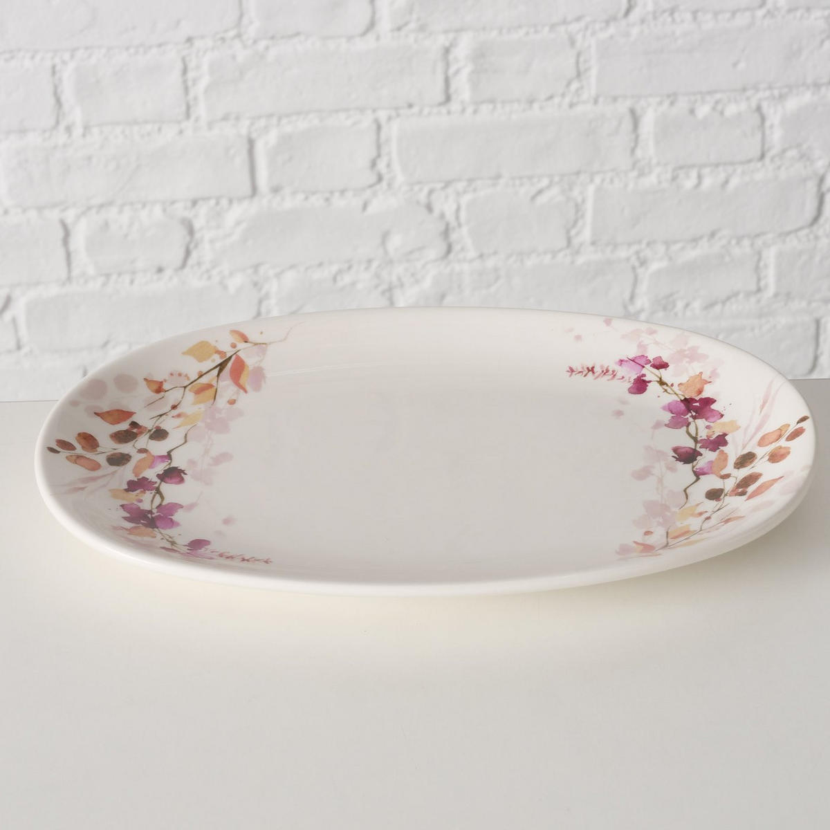 SERVIERTELLER Barnada Mehrfarben 29/18,5/2,8 cm - Multicolor, Keramik (29/18.5/2.8cm) - Boltze Home