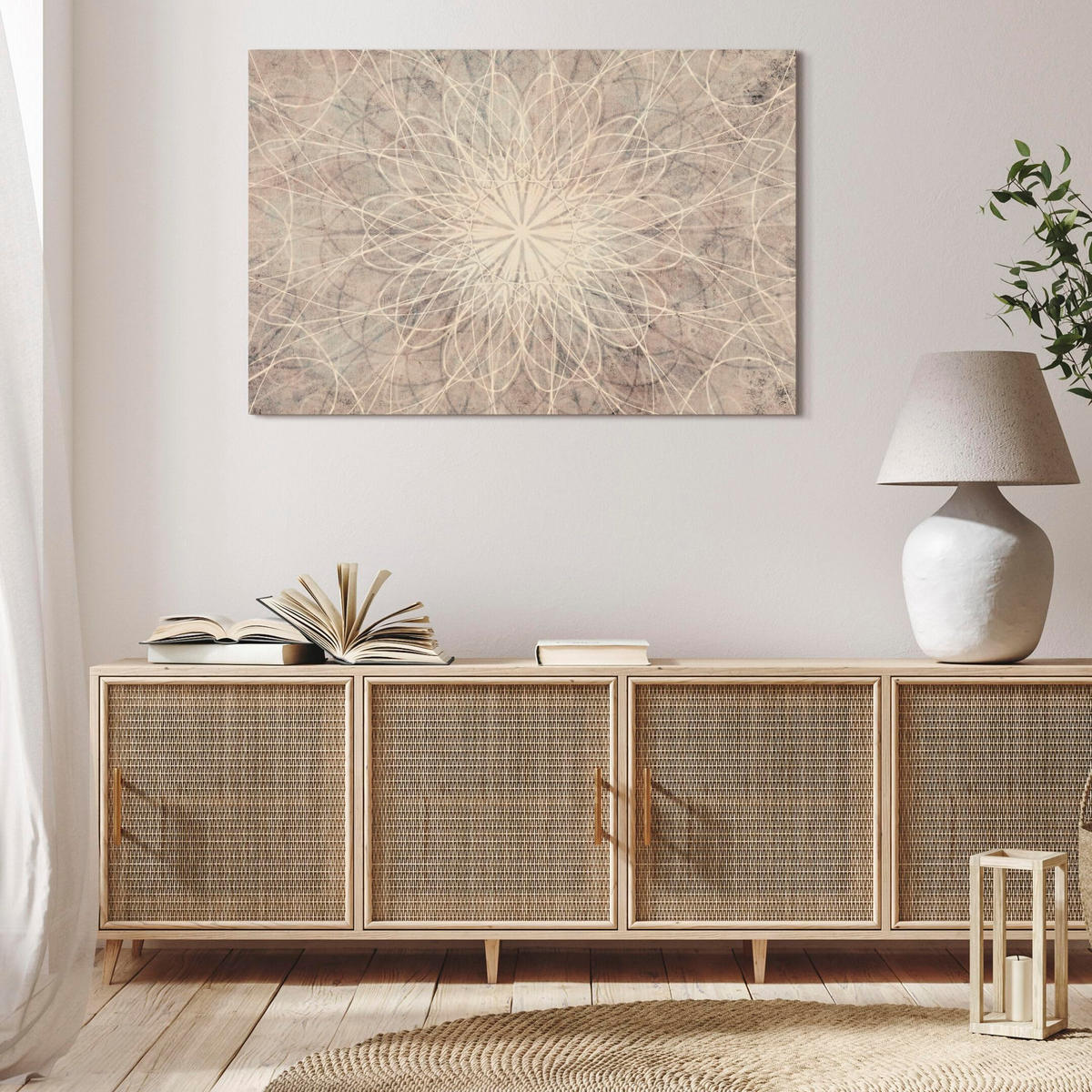 LEINWANDBILD Boho 90x60 cm - Multicolor, Holz (90/60cm) - LUMASOUL