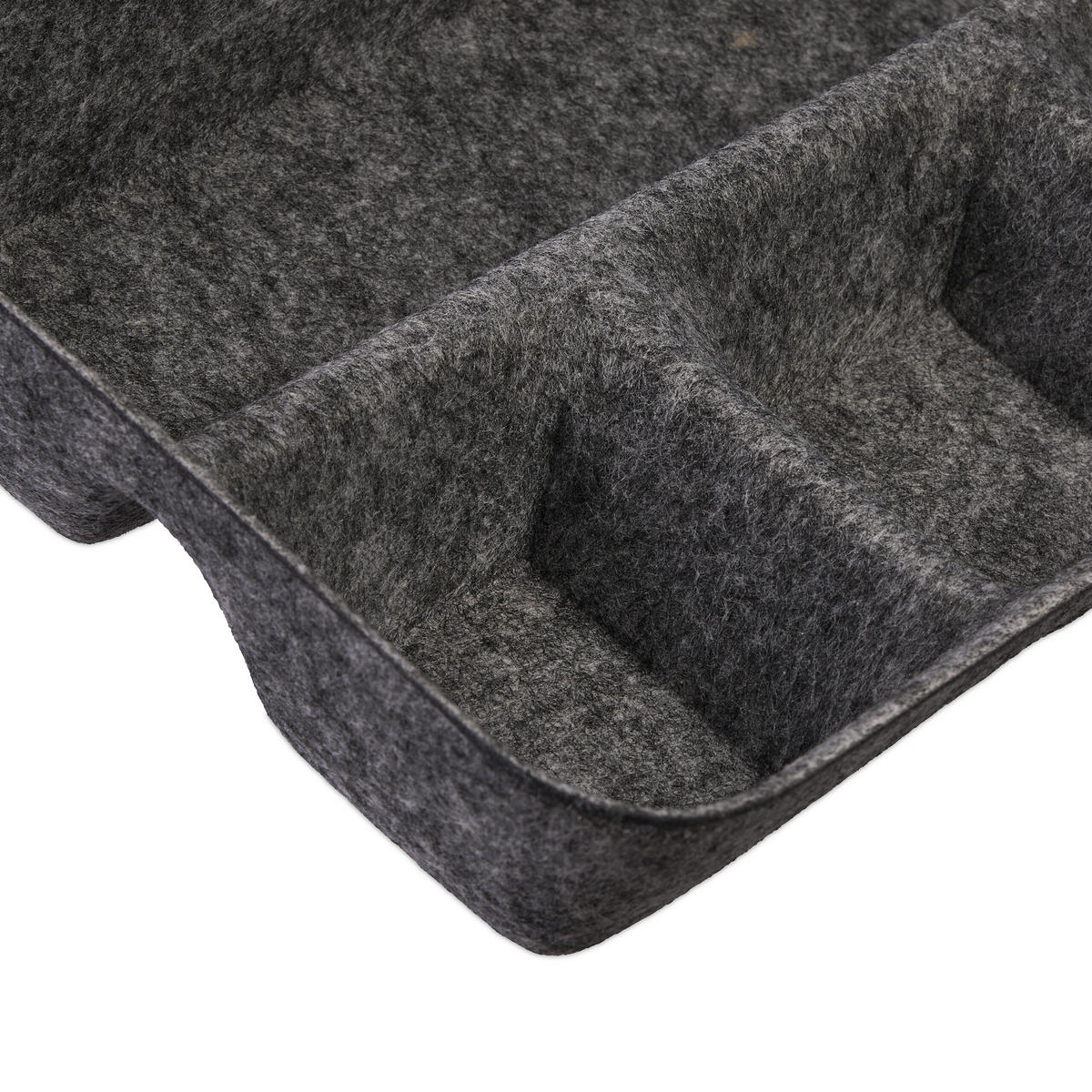 SCHUBLADENORGANIZER - Anthrazit, Textil (19/29.5/5.5cm) - Relaxdays