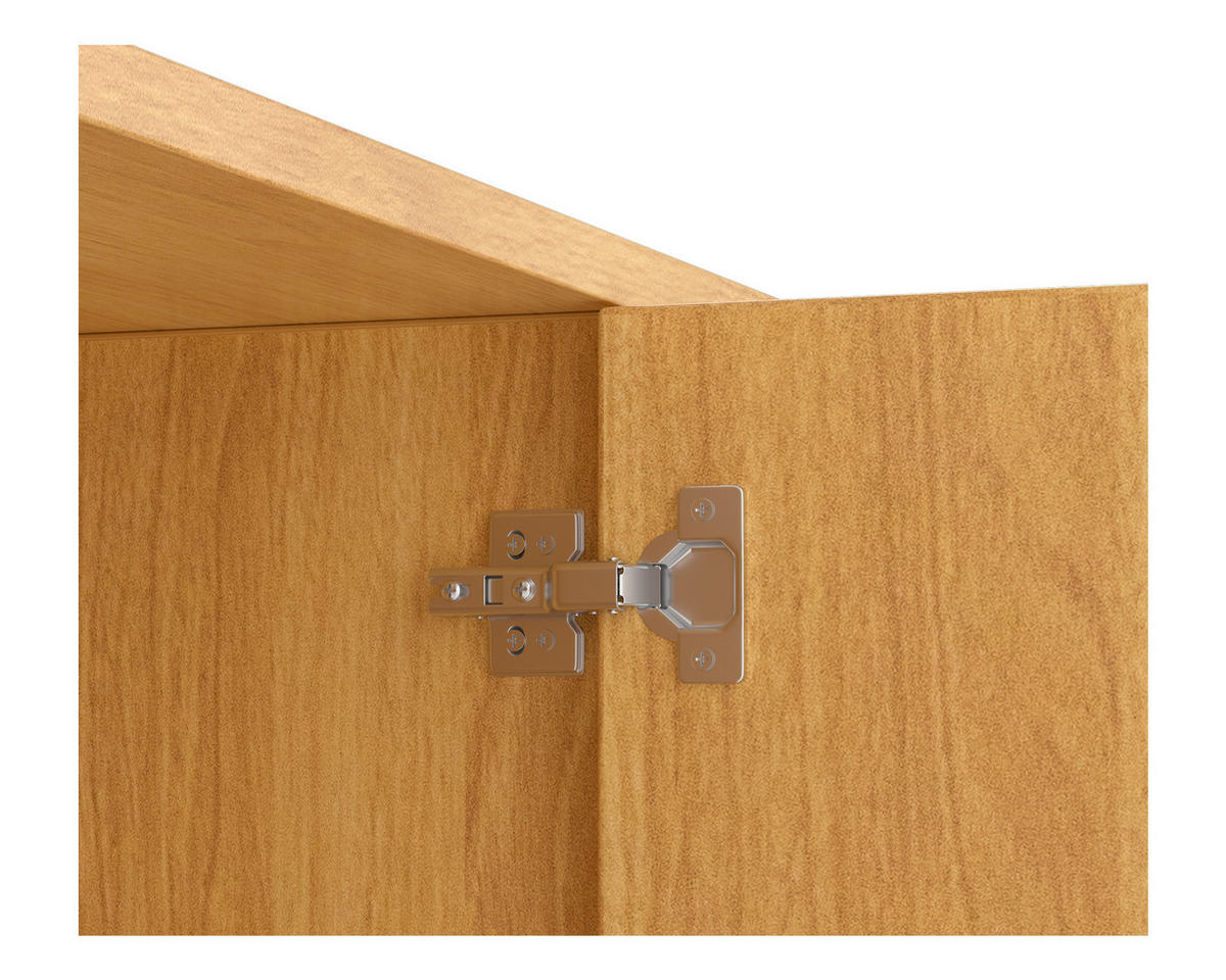 TV-SCHRANK in 180/45/35 cm - Naturfarben, Holzwerkstoff (180/45/35cm) - HOMAVO