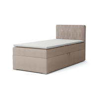 BOXBETT DON 90/200 Beige H4 Öffnung rechts - Beige, Holz/Holzwerkstoff (90/200cm) - Deine Möbel 24