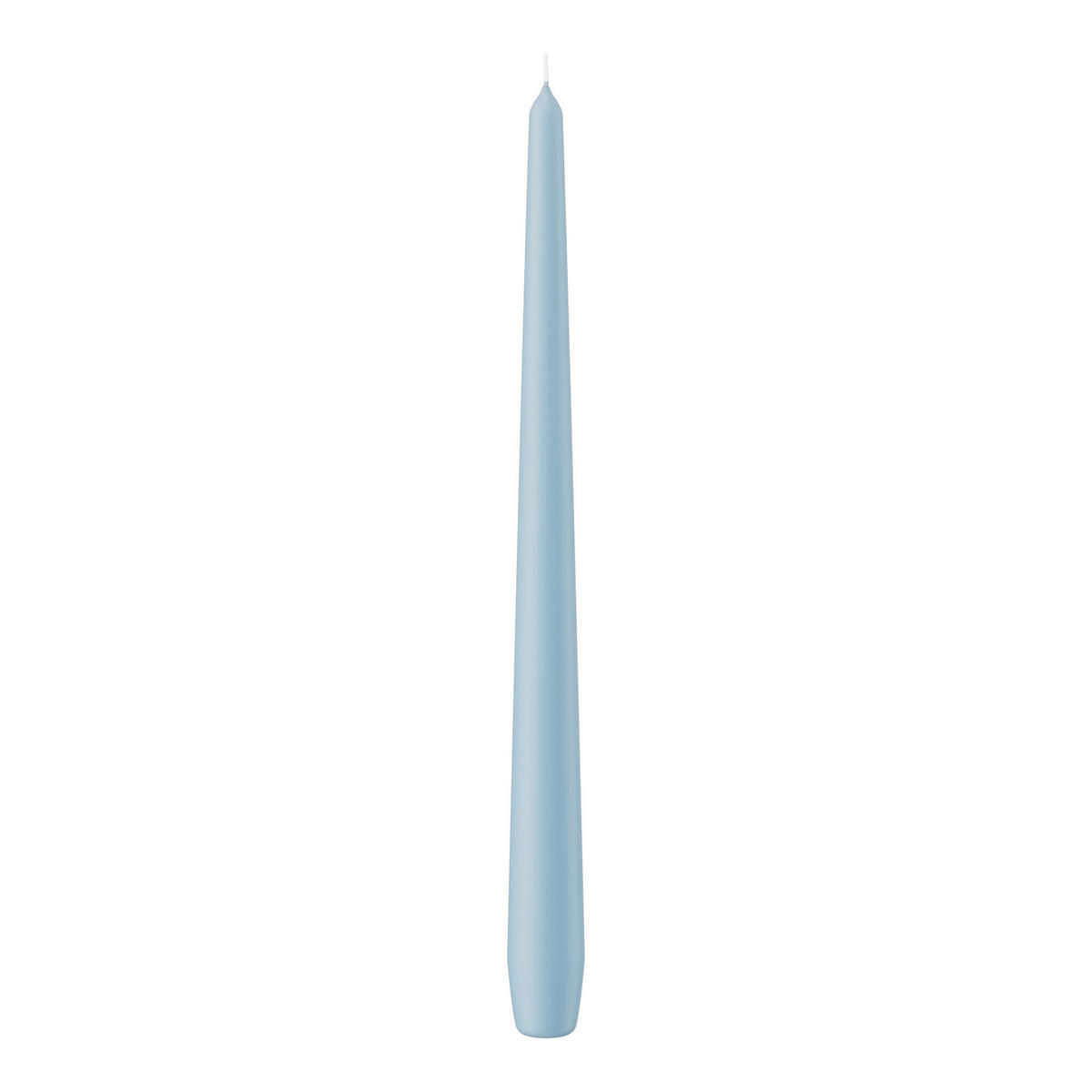 SPITZKERZEN Hellblau 300 x Ø 25 mm, 12 Stück - Hellblau, Paraffin (2.5/30/30cm) - Wiedemann Kerzen
