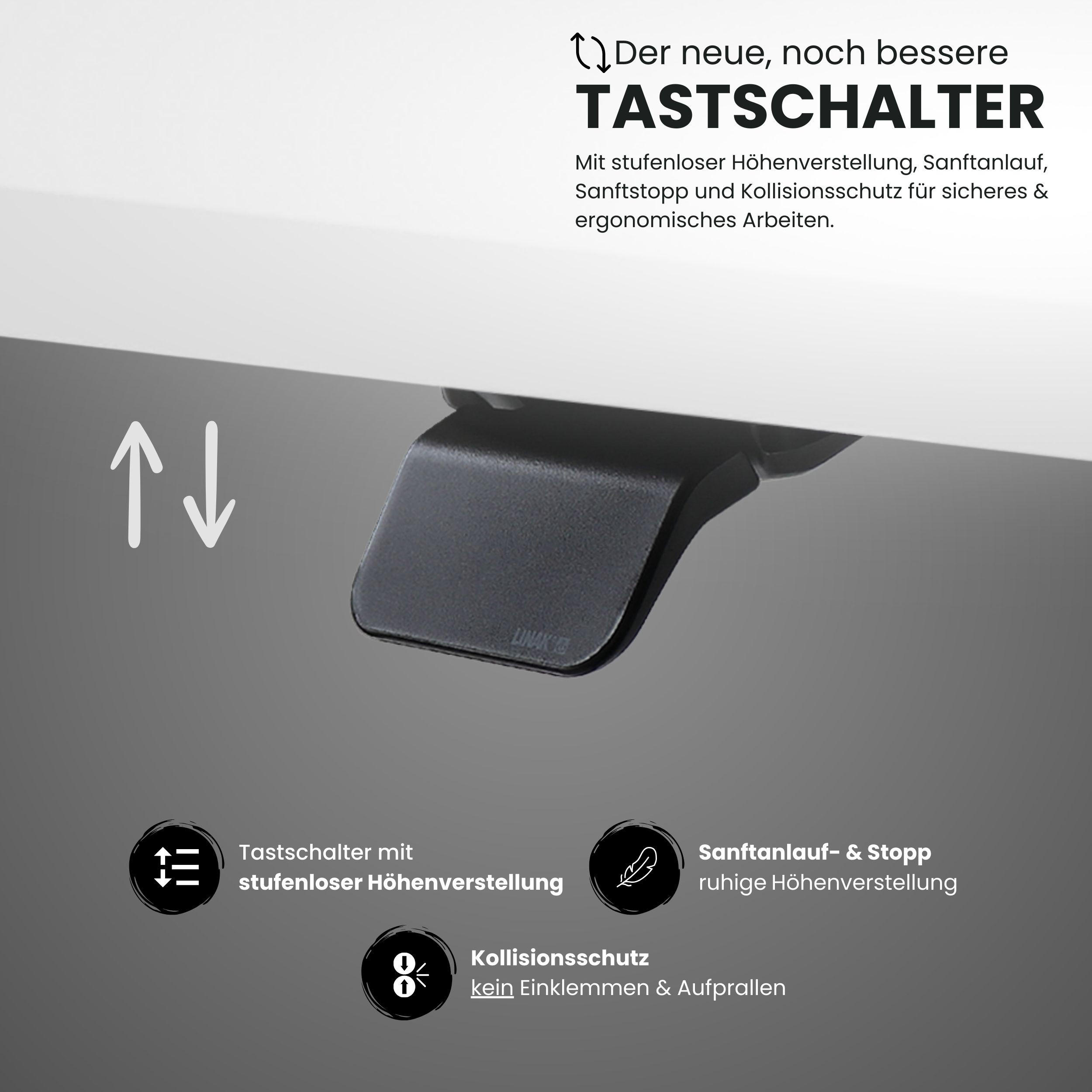 Thumbnail - bümö Konferenztisch, Grau, Holzwerkstoff, Nachbildung, 220x74x103 cm, FSC Mix, Arbeitszimmer, Schreibtische, Bürotische