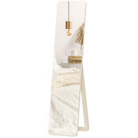 STANDSPIEGEL DE-17945 rechteckig mit Massivholzrahmen Natur - Naturfarben, Holzwerkstoff (37/156/43cm) - ComfortXL