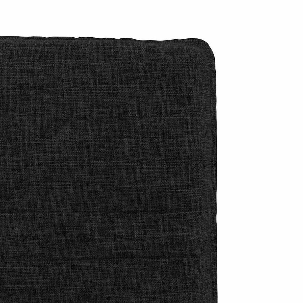 ESSZIMMERSTÜHLE 2 Stk. Schwarz Stoff 45*54*86cm - Schwarz, Metall (45/86/54cm) - ZMH