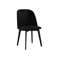 STUHL Monti 3, Holzfarbe: Schwarz - Schwarz, Holz (48/83/55cm) - MIRJAN24