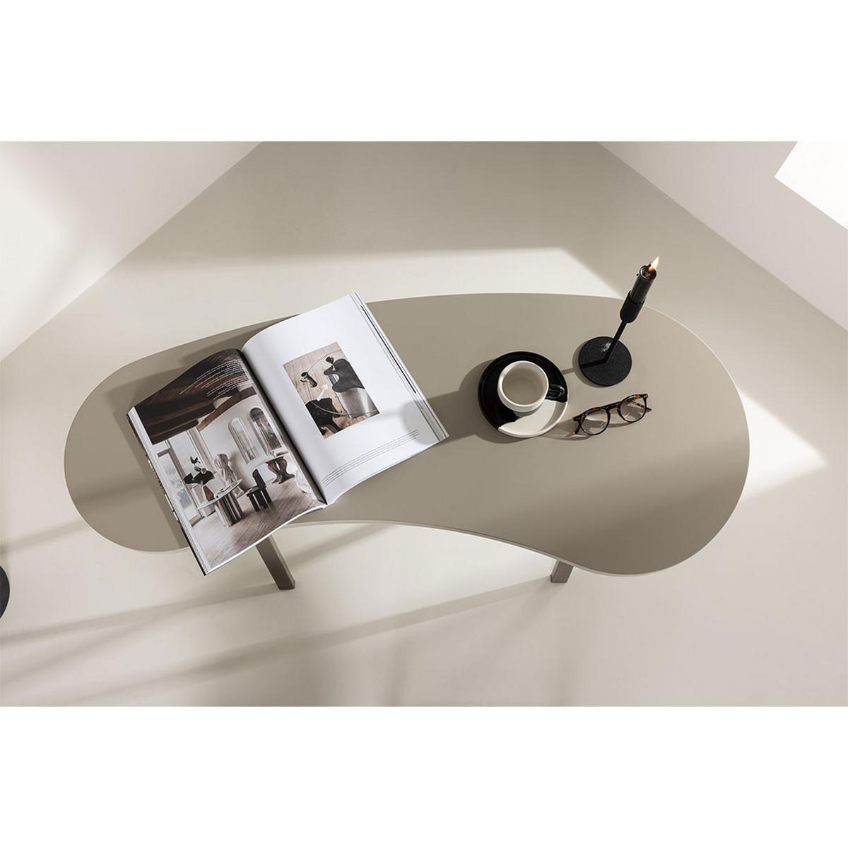 SCHREIBTISCH, Holmestrand, Beige, Stahl, 50 x 115 x 75 cm - Beige, Metall (115/50/75cm) - ebuy24
