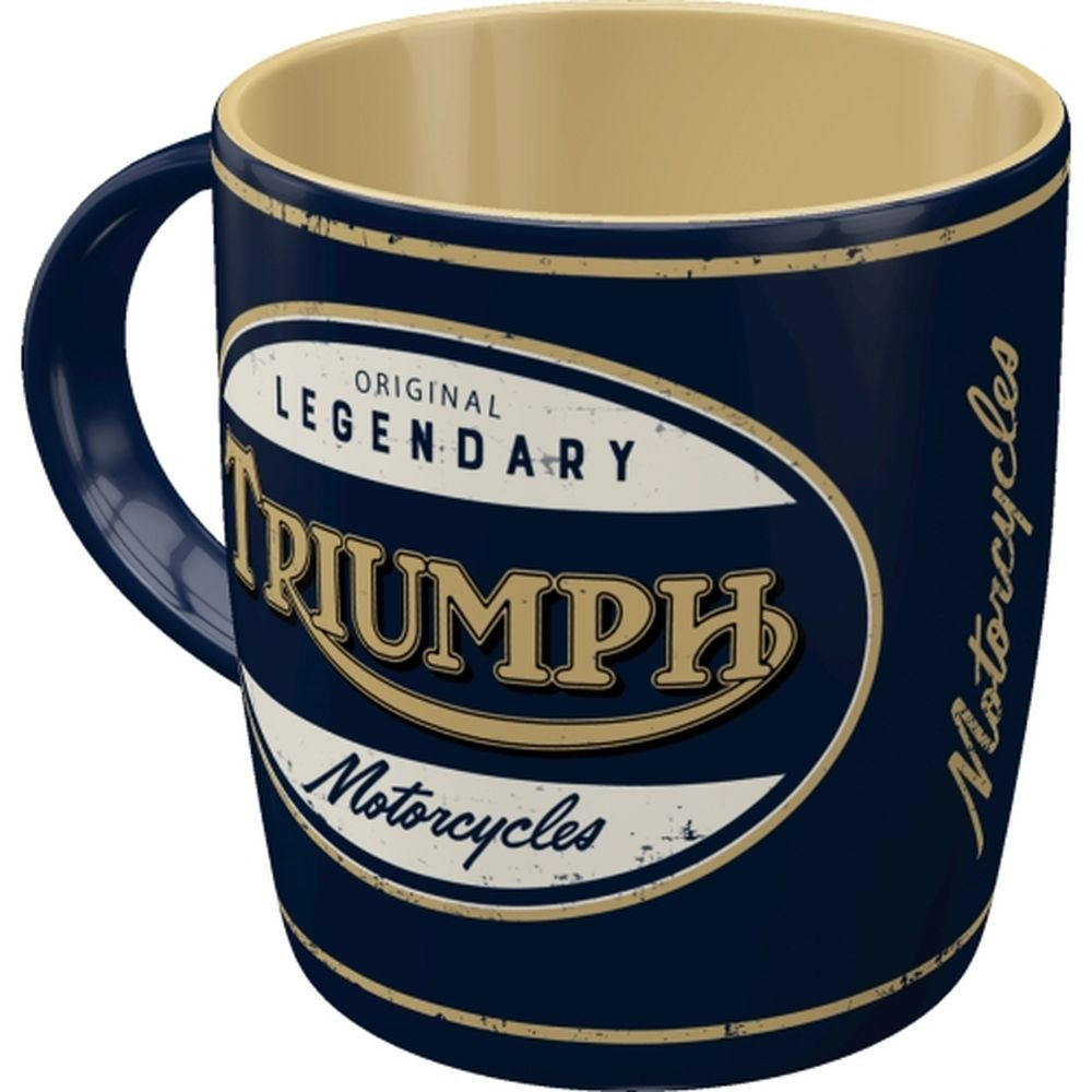 KAFFEETASSE 330 ml Triumph Legendary Motorcycles - Multicolor, Keramik (0.33L) - Nostalgic-Art