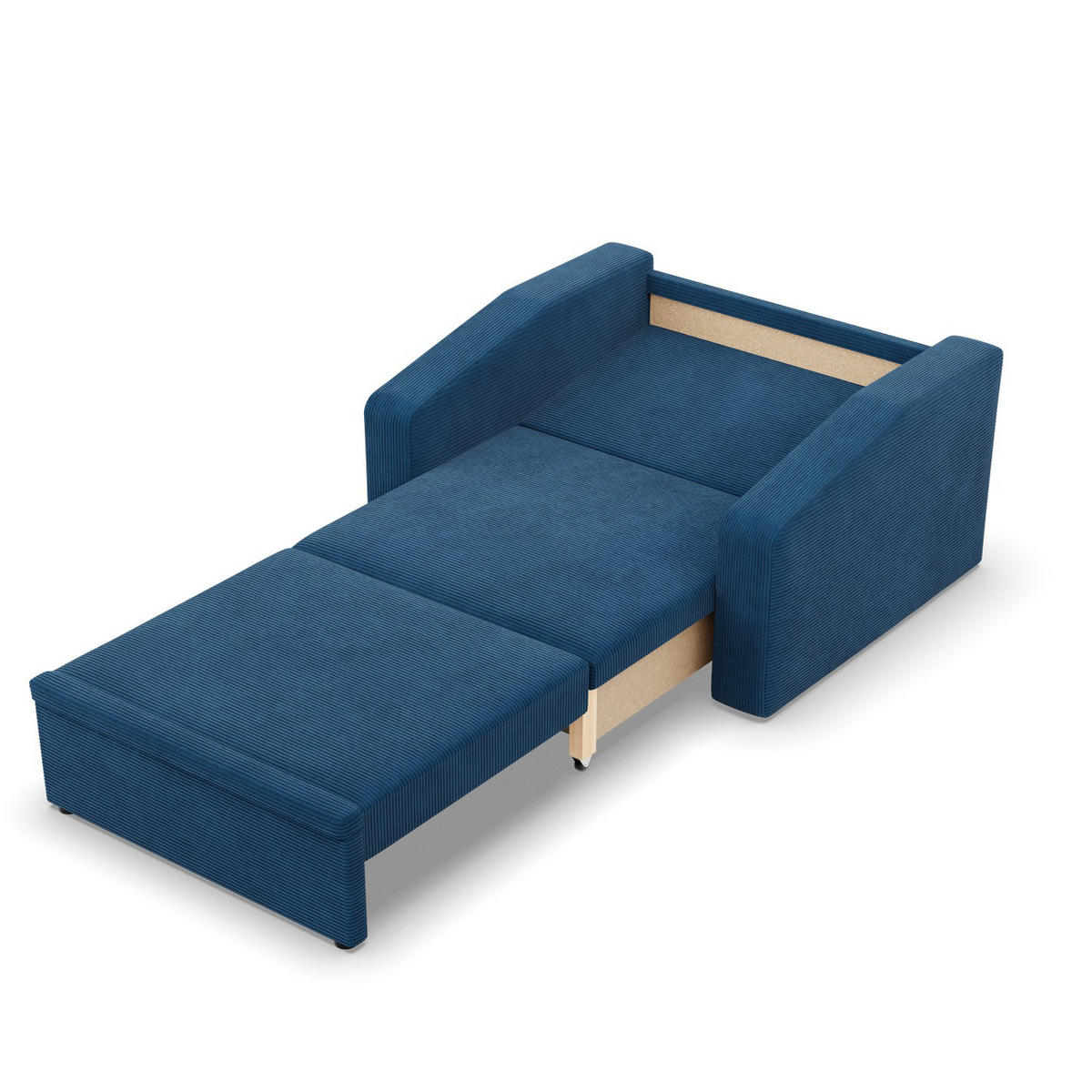 LOUNGESESSEL ORBIT, 90 CM, Cord - Dunkelblau - Dunkelblau, Textil (118/80/87cm)
