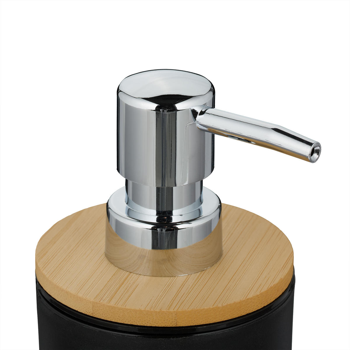 6-tlg.BADEZIMMER-SET - Multicolor, Holz/Kunststoff (19.5/27/19.5cm) - Relaxdays