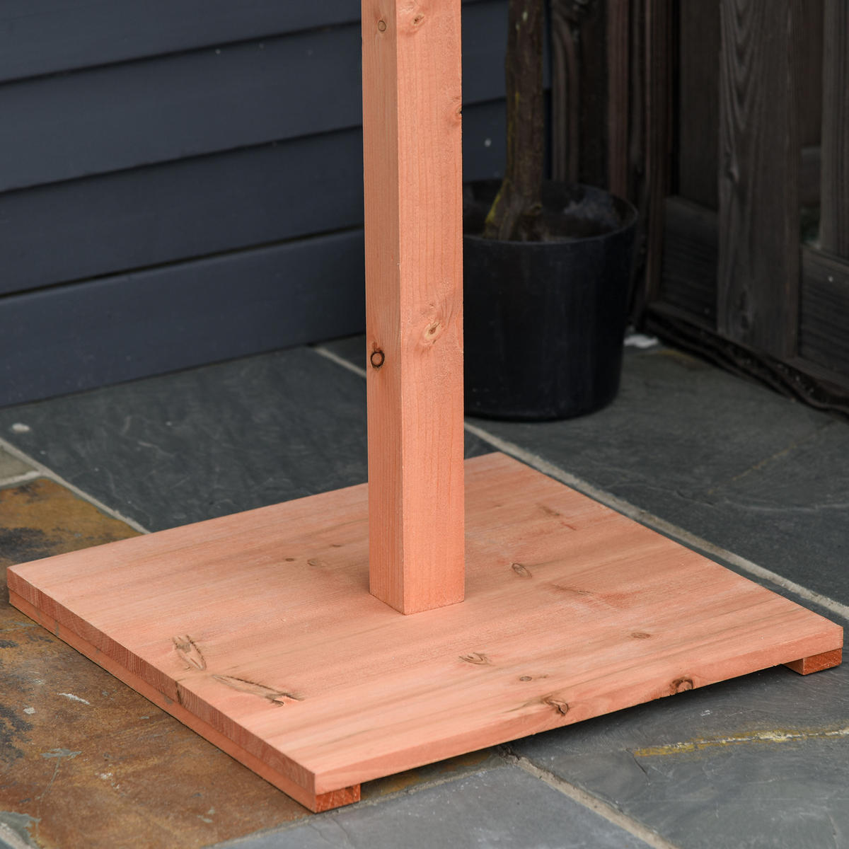 VOGELHAUS DE-10712 mit Ständer & wetterfestem Dach Natur - Naturfarben, Holzwerkstoff (52/130/52cm) - ComfortXL