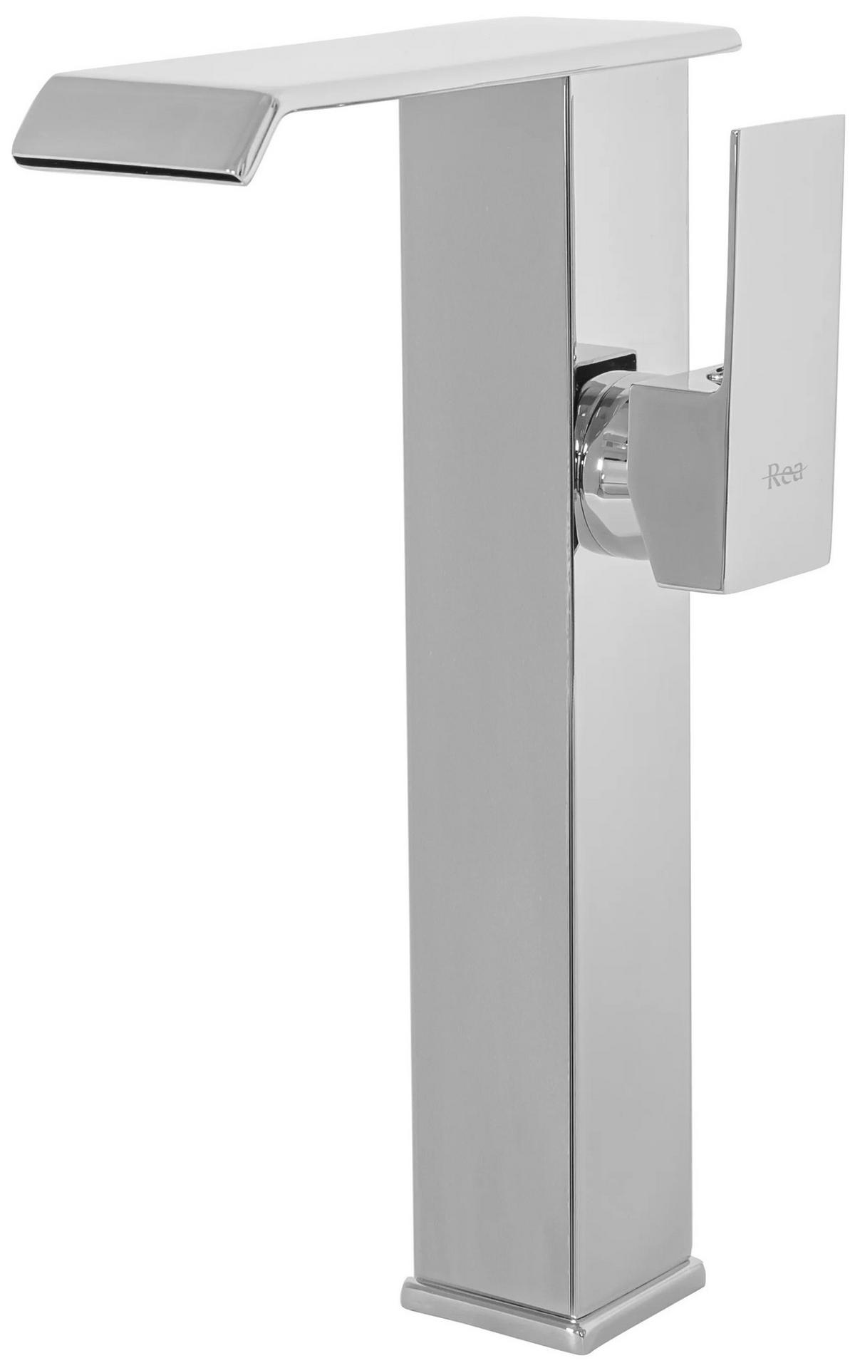 WASCHBECKENARMATUR Rea Kent Chrom High - Chromfarben, Metall (5/28/16.5cm) - REA