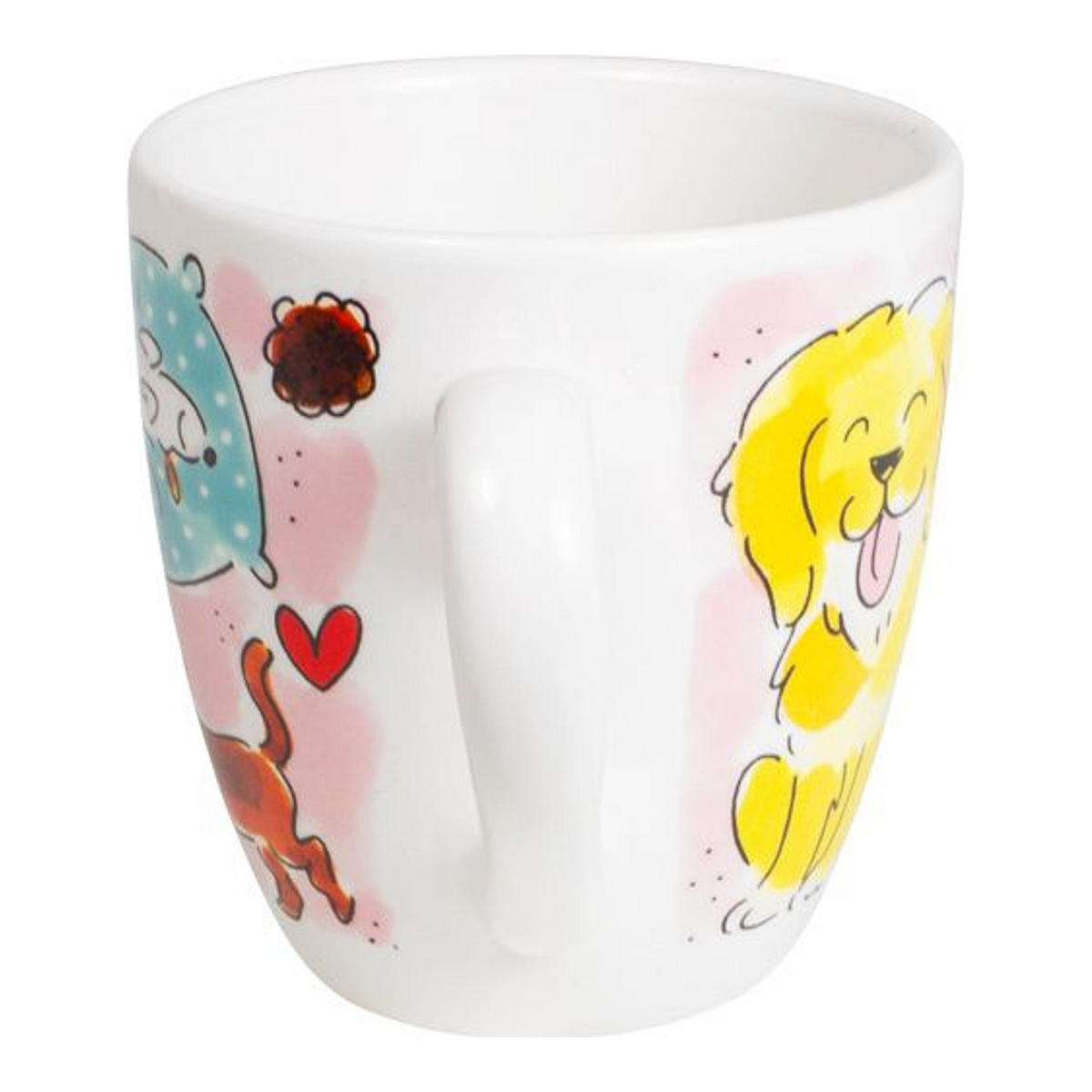 MINI-BECHER Hundeliebhaber in Bunt - 200 ml - Multicolor, Keramik (0.2L) - Blond Amsterdam
