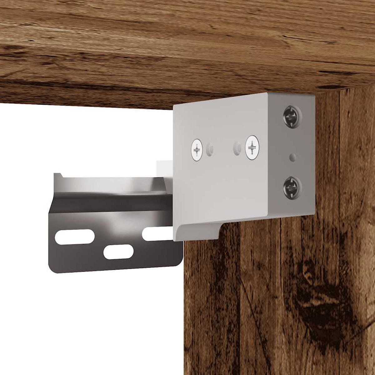 BAD-WANDSCHRANK Altholz-Optik 100/25/40 Cm Holzwerkstoff - Braun, Holzwerkstoff (25/40/100cm) - vidaXL