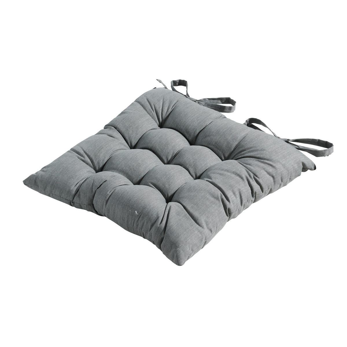 SITZKISSEN Basic 46/46 cm 4er-Set - Grau, Textil (46/6/46cm) - Madison