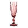 WEINGLAS-SET Elise Rosa 15/22/21 cm Glas - Rosa, Glas (0.18L) - Mondex