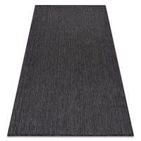 KOBEREC SISAL SION A5165A Melanž ploché tkaní černý 60/100 cm - černá, textil (60/100cm) - rugsX