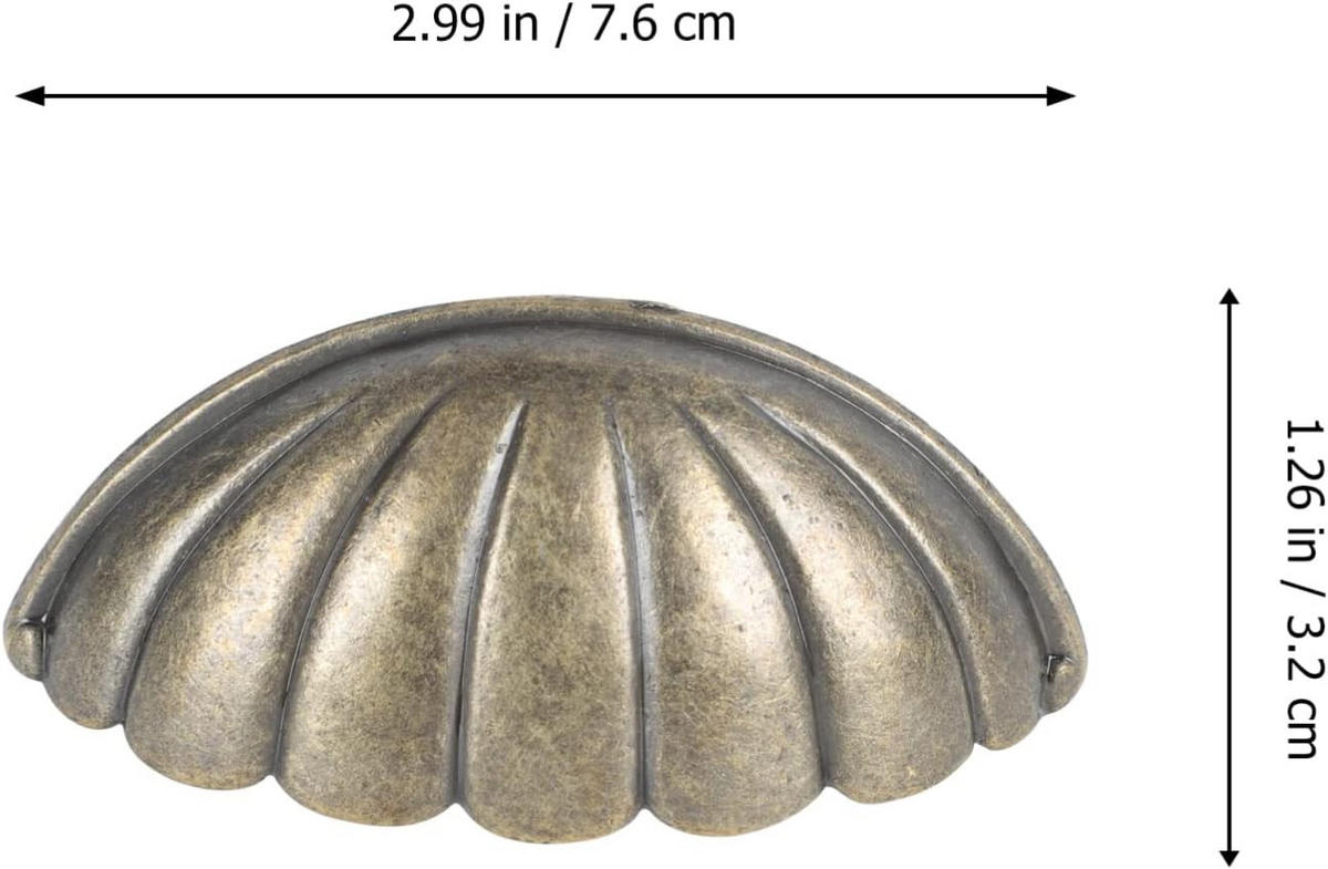 SCHRANKKNOPF 6er-Set - Orange, Metall (3.6/3/7.7cm)