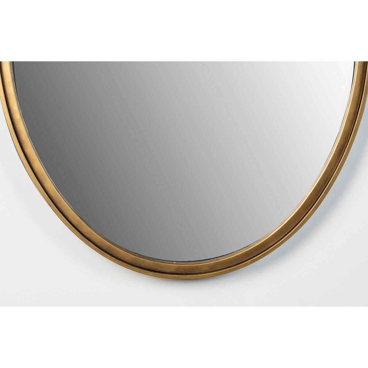WANDSPIEGEL Matz Spiegel/ Oval 60x160 cm Gold - Bronzefarben, Metall (60/160/3cm) - Housecraft Living