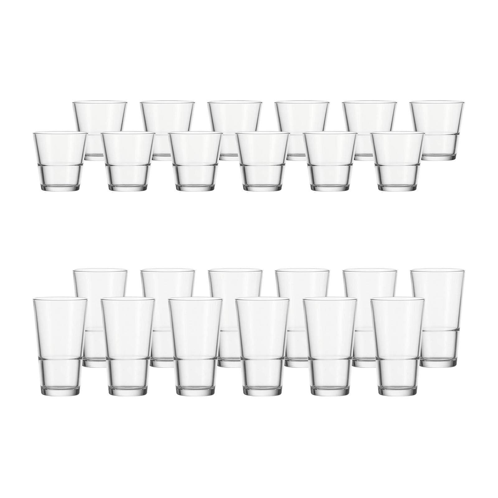 TRINKGLAS SET Event transparent 24er Set - Transparent, Glas (0.001L) - Leonardo Living