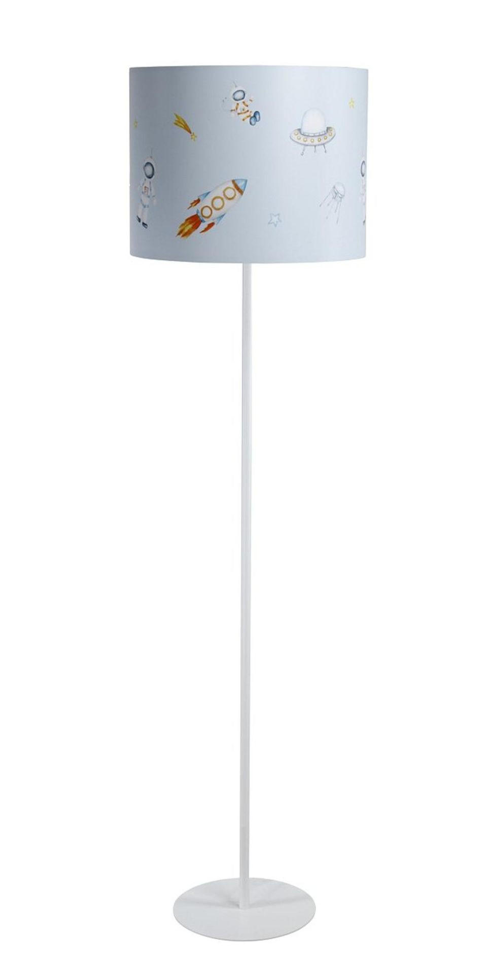 STEHLAMPE Bunt 40/30 cm - Multicolor/Weiß, Kunststoff (30/3.8/30cm) - ONZENO