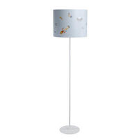 STEHLAMPE Bunt 40/30 cm - Multicolor/Weiß, Kunststoff (30/3.8/30cm) - ONZENO