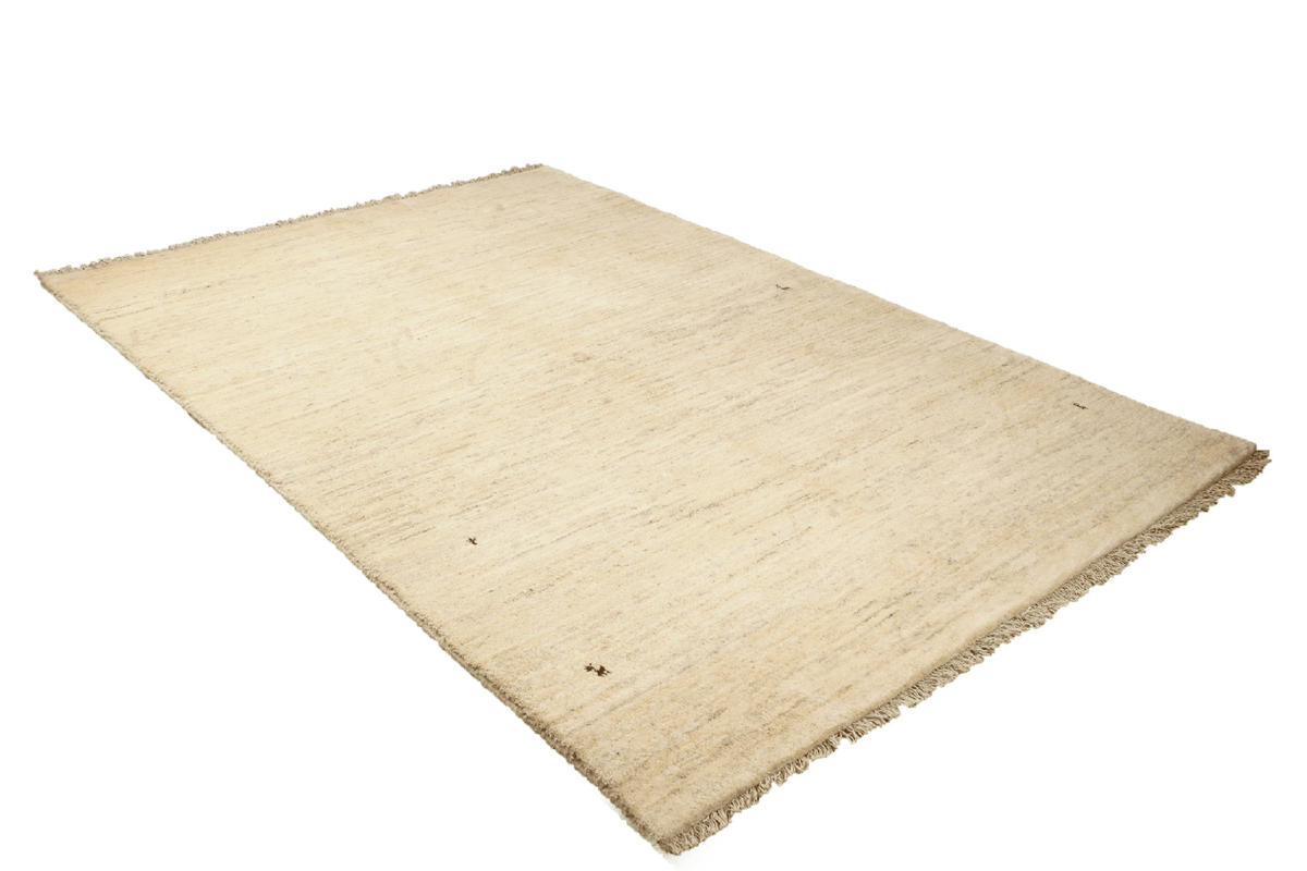 GABBEH-TEPPICH handgeknüpft Beige 249/169 cm Schurwolle - Beige, Textil (169/249cm) - Looma