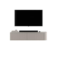 TV stolek Aurora kašmírový matný 140 cm - kašmírová, kompozitní dřevo (140/30/35cm) - Meble Lindner