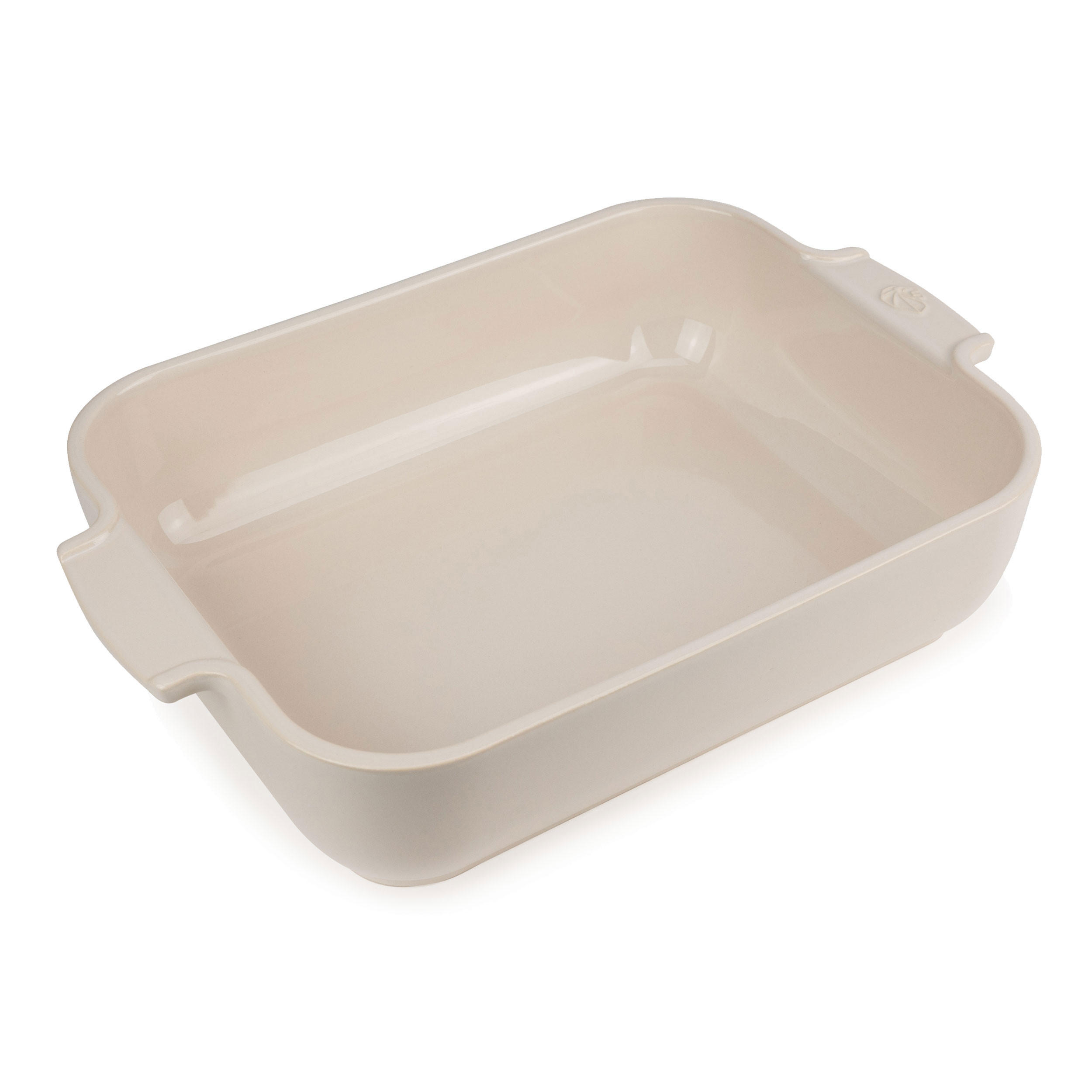 AUFLAUFFORM Keramik Appolia 32cm Rechteckig Ecru Spülmaschinenfest - Weiß, Keramik (21.7/32/7.2cm) - PEUGEOT