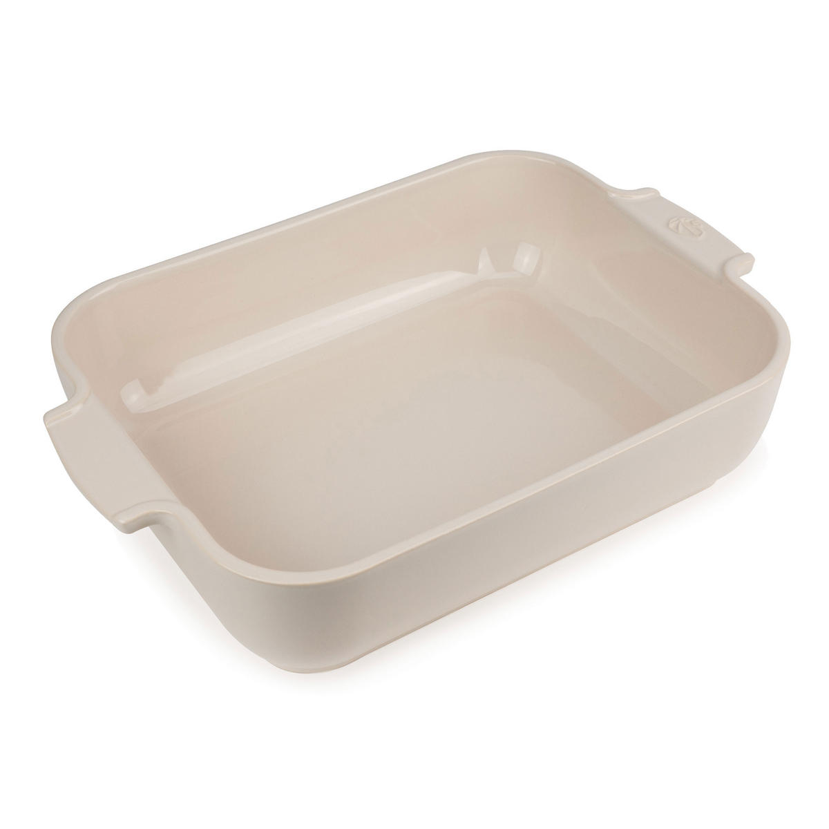 AUFLAUFFORM Keramik Appolia 32cm Rechteckig Ecru Spülmaschinenfest - Weiß, Keramik (21.7/32/7.2cm) - PEUGEOT