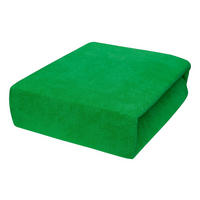 SPANNBETTLAKEN 90/160 cm, Frottee Elastisch 100 % Baumwolle Grasgrün - Waldgrün, Textil (90/160cm) - Best For Home