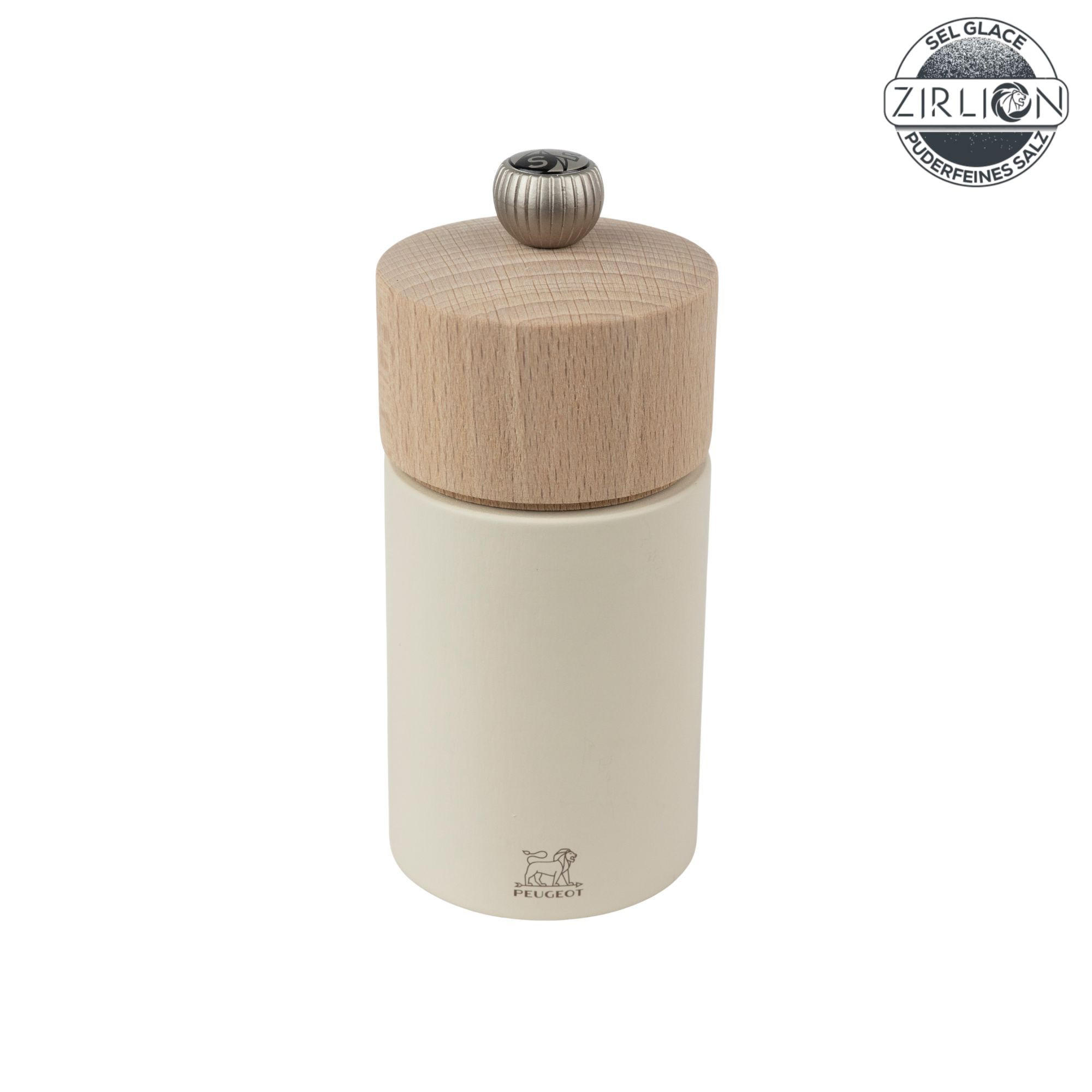 SALZMÜHLE Boreal 12cm Buchenholz Federweiß Zirkonia-Mahlwerk - Weiß, Holz (52/12/52cm) - PEUGEOT