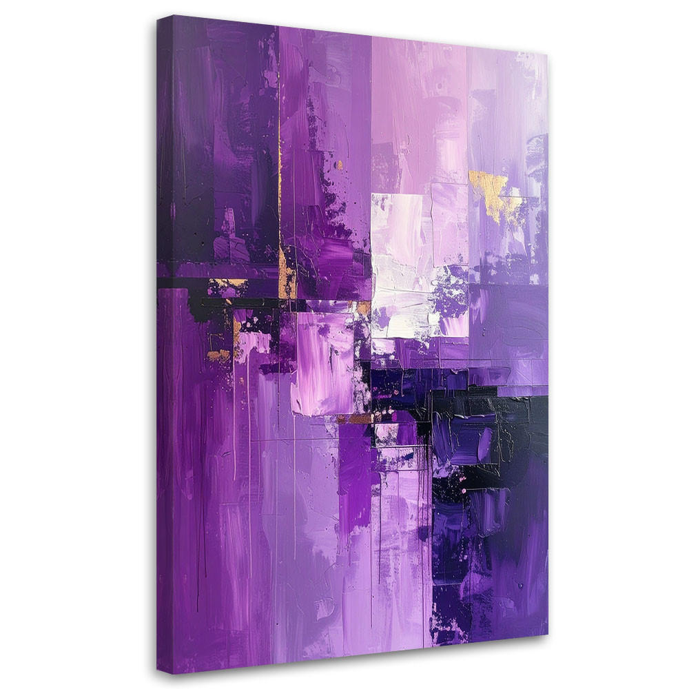 Feeby Leinwandbilder, Lila 40x60 cm