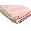 HAMAMTUCH Zickzack 100% Baumwolle 100x180 Pink - Pink, Textil (180/100cm) - Villa Möbel