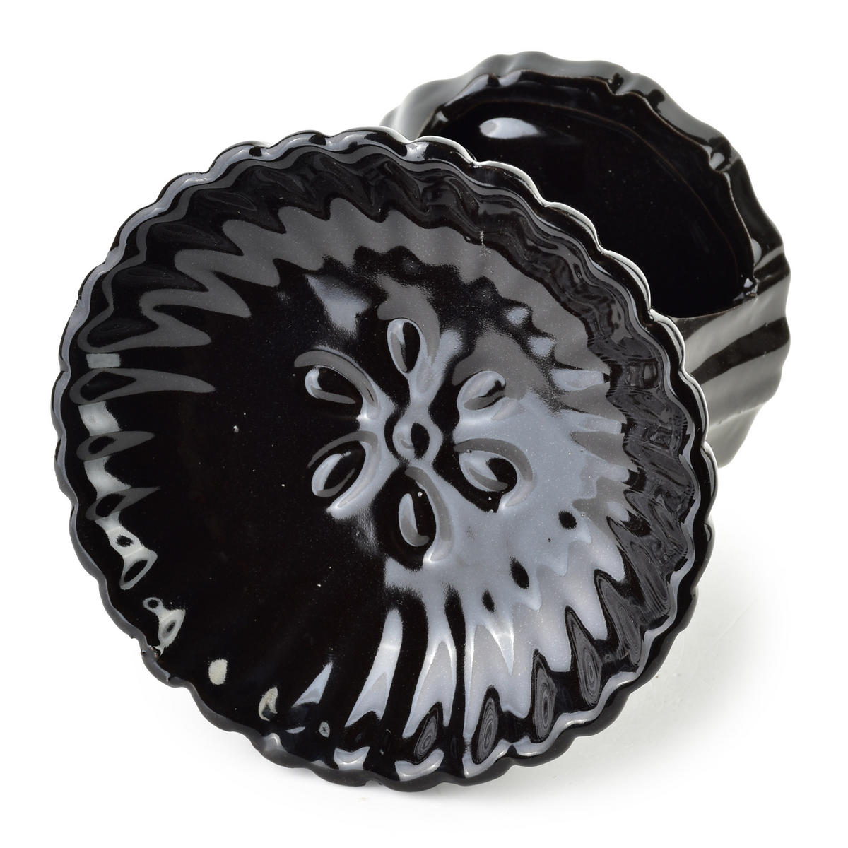 DUFTLAMPE Basic Schwarz 11/11.5/11.5 cm Keramik - Schwarz, Keramik (11.5cm) - Mondex