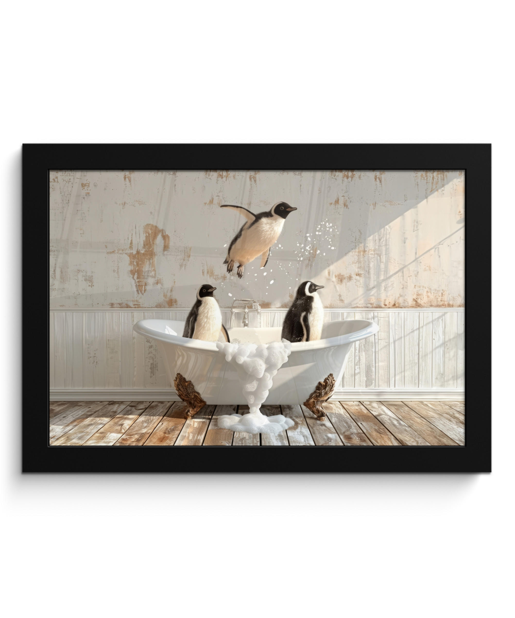 POSTER S OKVIROM Vintage 30x20 cm - crna, papir (30/20cm) - MuchoWow