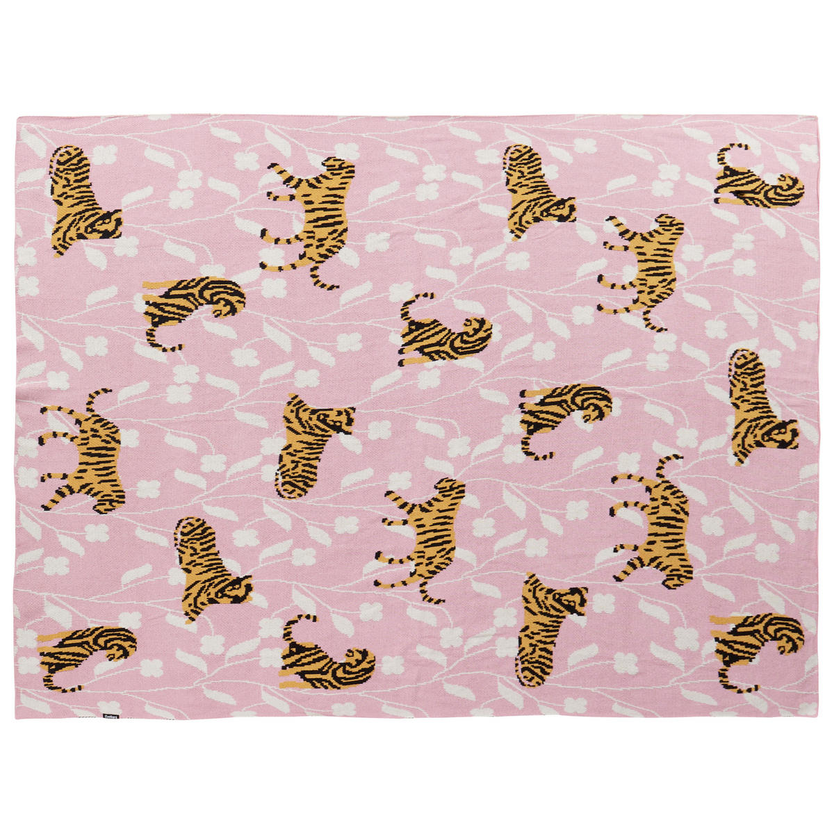 PŘIKRÝVKA Bavlna 130/170 cm Barevná Nerai - bílá/růžová, textil (130/170cm) - Beliani