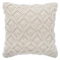 ZIERKISSEN Ete 40/40 cm - Beige, Naturmaterialien (40/40cm) - Atmosphera Createur d´interieur